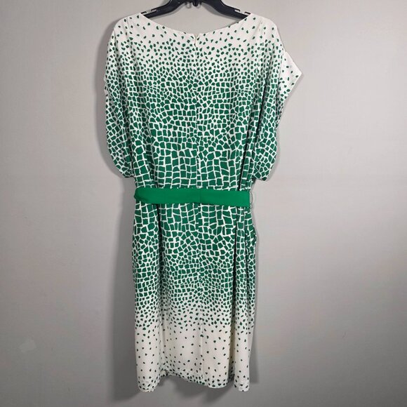 Eliza J Green & White Pocketed Dress, Size 18W‎ - Picture 9 of 9